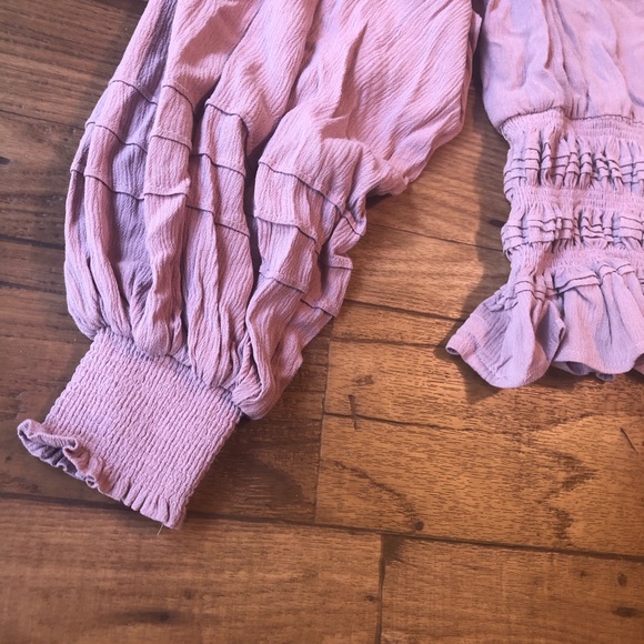 Fate Boho Boho Sweet Lantern Pink/Lavender Blouse - Picture 8 of 8